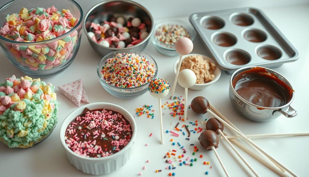 Cake pop ingredients and equipment Cake pop ingredients and equipment