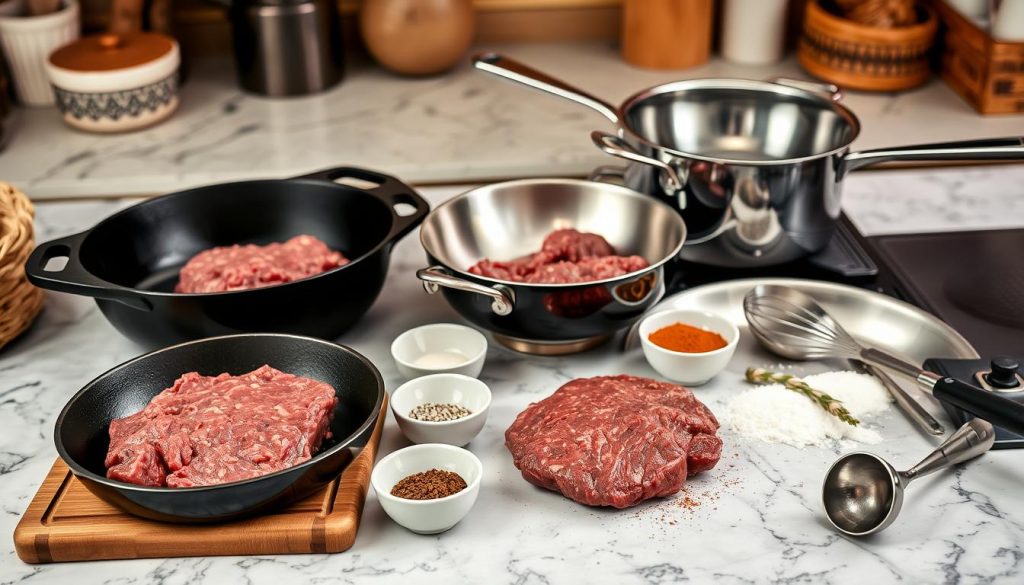 Salisbury steak cookware