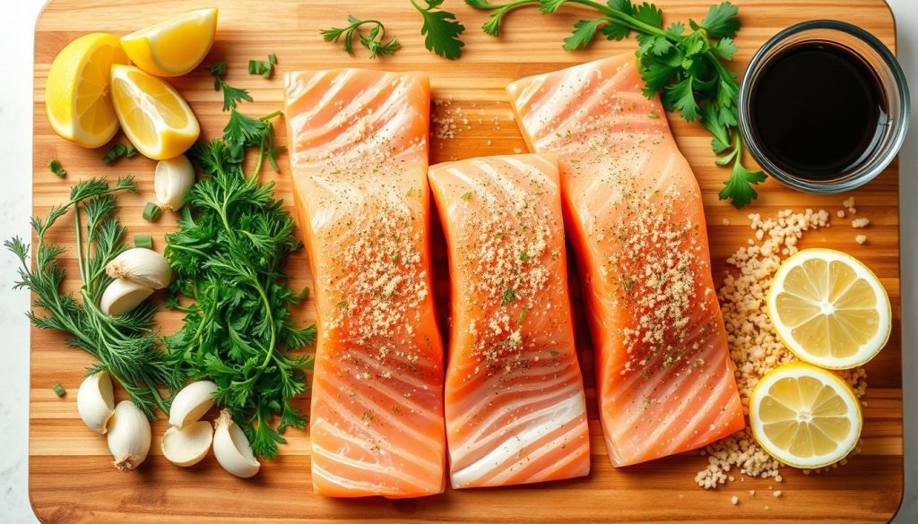 Salmon bite ingredients