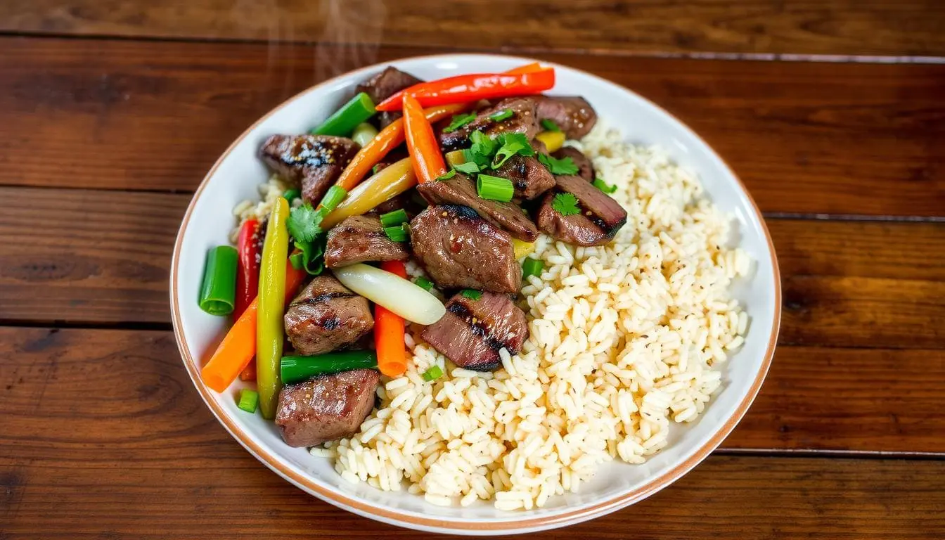 Steak fried rice
