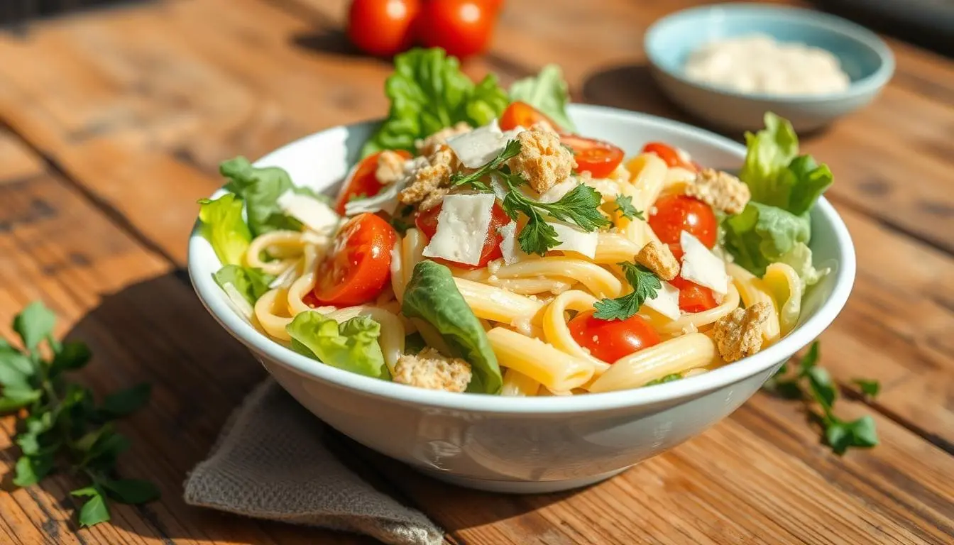 caesar pasta salad