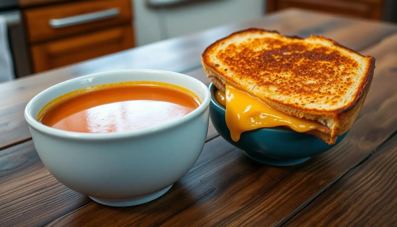 grilled cheese and tomato soup