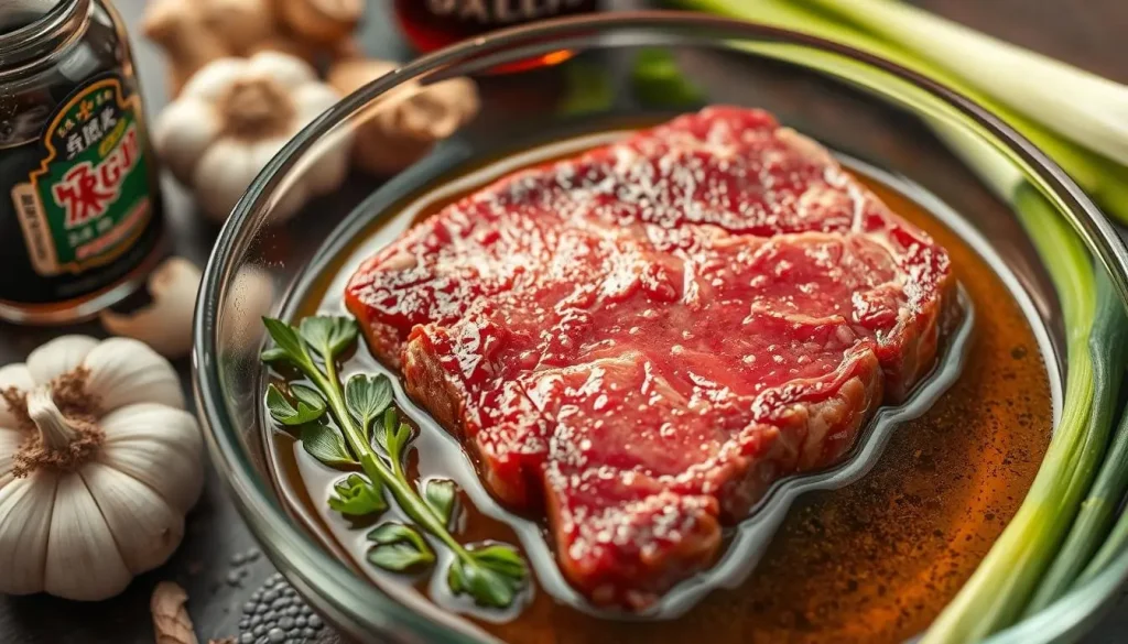 marinating steak