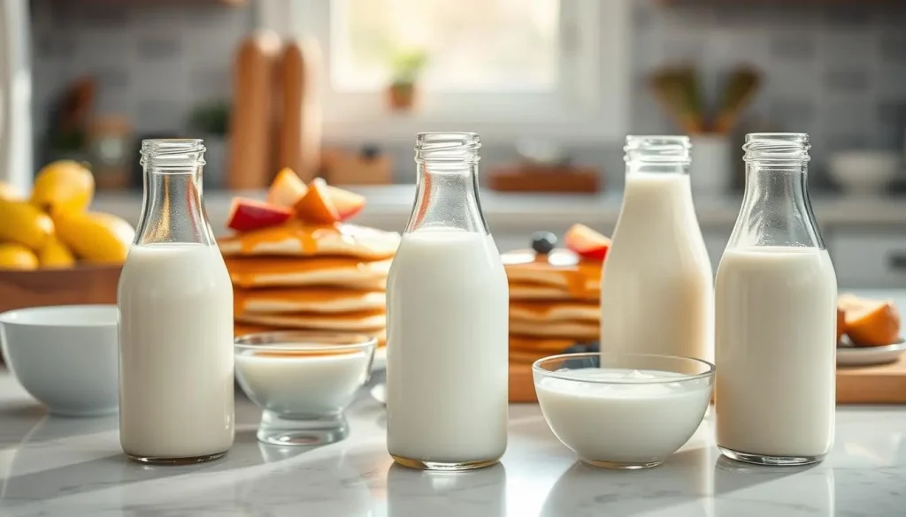 milk substitutes for pancakes