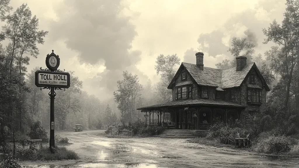 The Toll House Inn in the 1930s, the birthplace of the chocolate chip cookie.