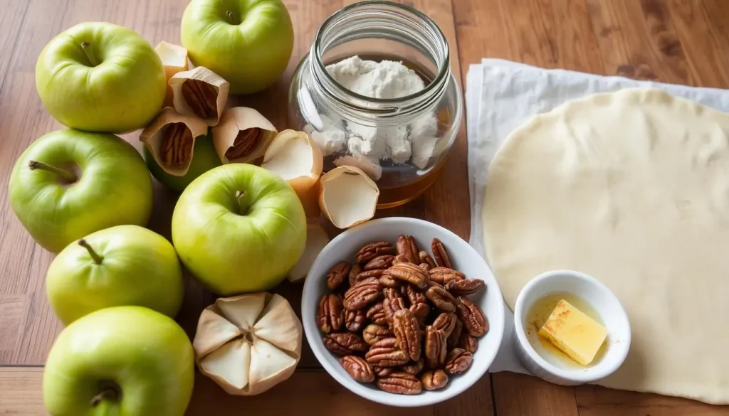 Apple Pecan Danish Pastry Tart Ingredients