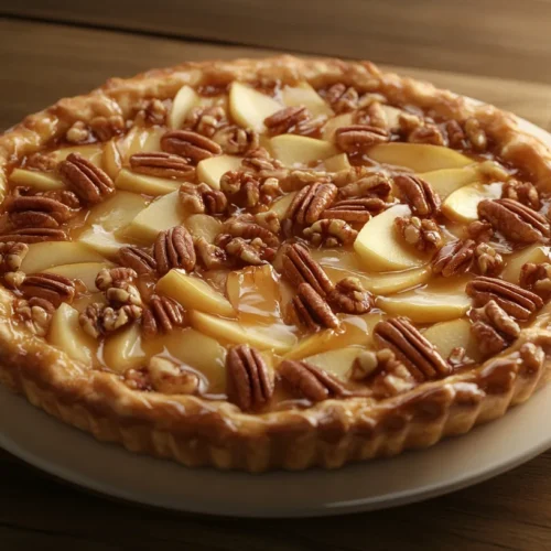 Apple And Pecan Danish Pastry Tart Recipe