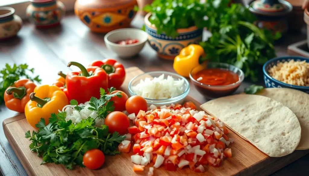 Enchilada Ingredients Preparation