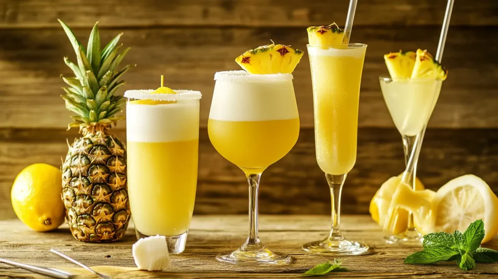 Lemon San Diego Cocktail Variations – Classic, Tropical & Sparkling
