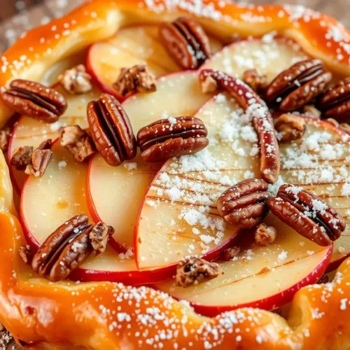 Recipe For Apple And Pecan Danish Pastry Tart